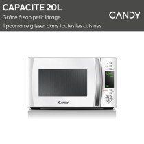 Micro-ondes Candy Timeless CMXW20DW 700W 20L Digital Blanc - Fonction