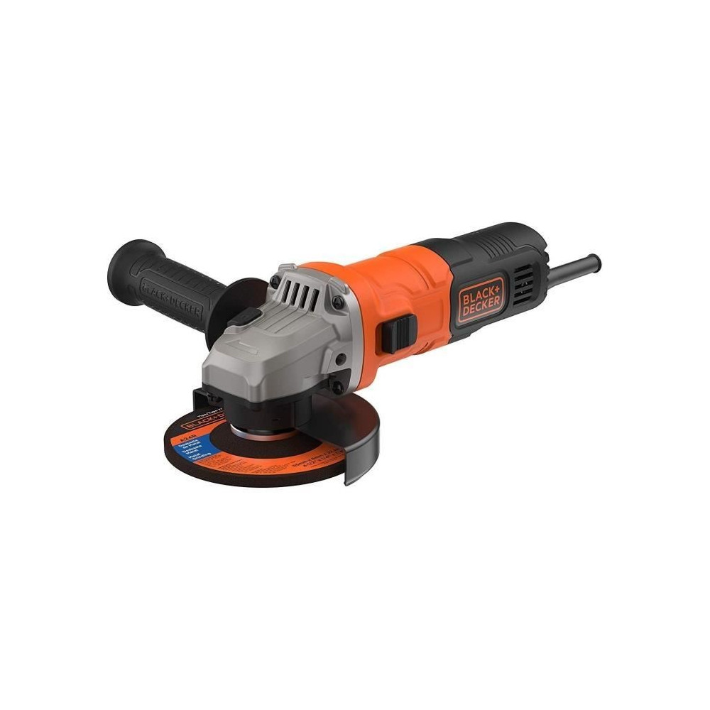 Meuleuse d'Angle Filaire BLACK+DECKER BEG010-QS - 710W - Poignée Lat