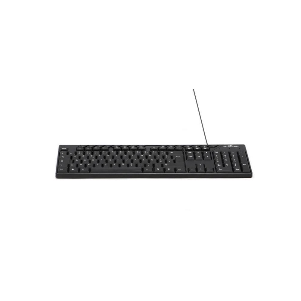 Clavier - BLUESTORK - MEDIA OFFICE - Filaire - Azerty - Compatible Windows - Noir