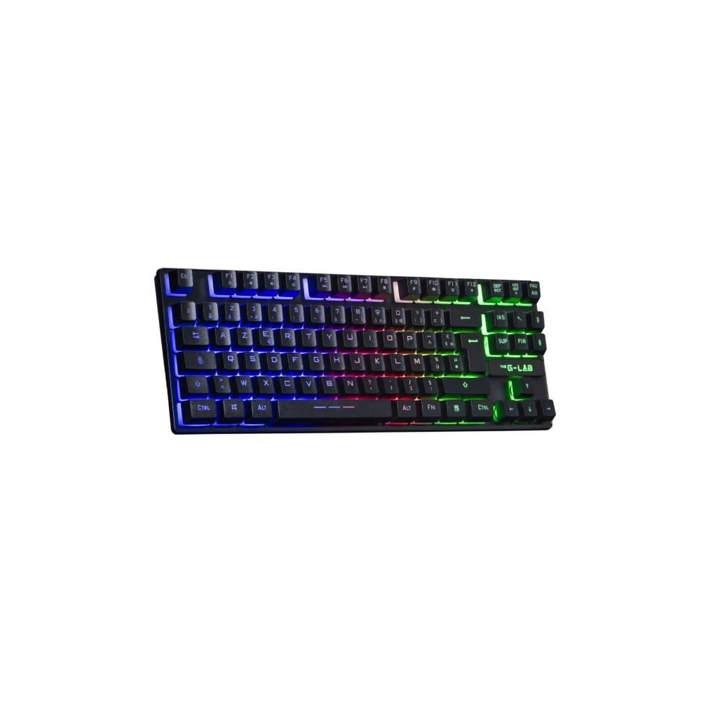 Clavier Gamer - The G-Lab - KEYZ CAESIUM TKL WIRELESS - sans fil - azerty - Noir