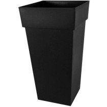 EDA Pot de fleurs XXL Toscane - Carré - 43,3 x 43,3 x H 80 cm - 98 L