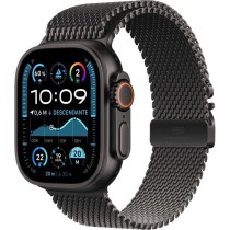 Apple Watch Ultra 2 GPS + Cellular - 49mm - Boîtier Black Titanium - Bracelet Black Titanium Milanese Loop - L