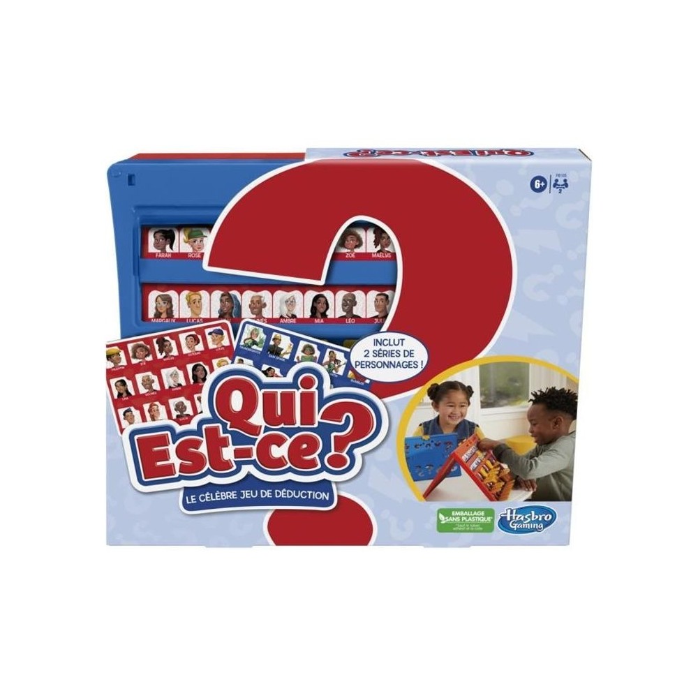 Qui est-ce ? classique, jeu de plateau pour enfants a partir de 6 an