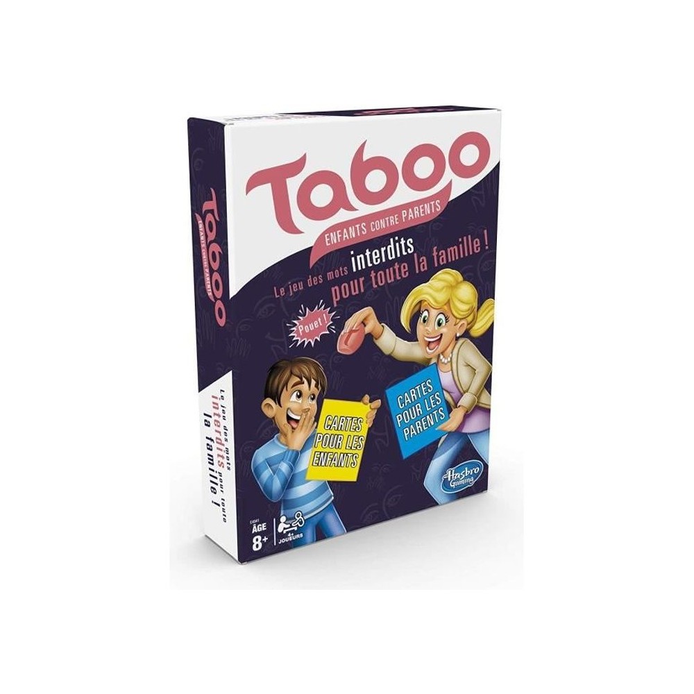 TABOO - Enfants contre Parents - Jeu de societe de reflexion - Jeu de