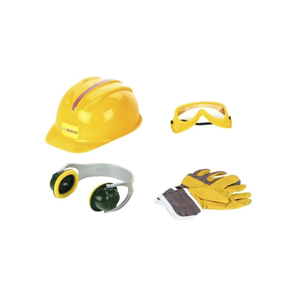 Set d'accessoires de bricolage Bosch avec casque, 4 pieces - KLEIN - 8