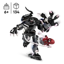 LEGO 76276 Marvel L'Armure Robot de Venom contre Miles Morales, Jouet