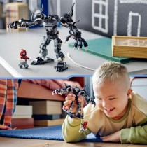 LEGO 76276 Marvel L'Armure Robot de Venom contre Miles Morales, Jouet