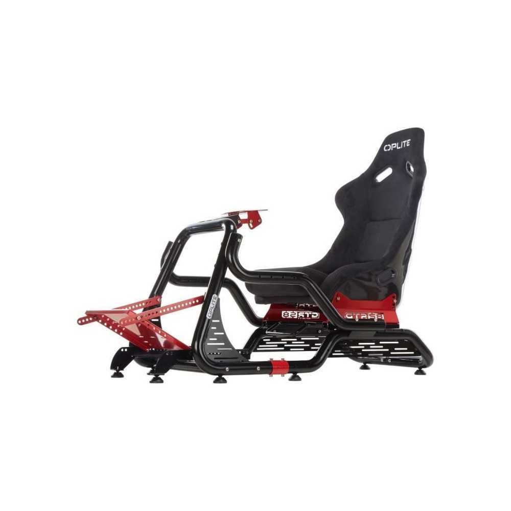 Cockpit de simulation racing - OPLITE - GTR S8 Elite Force - Rouge