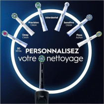 Oral-B Vitality Pro Brosse a Dents Électrique Noire, 1 Brossette