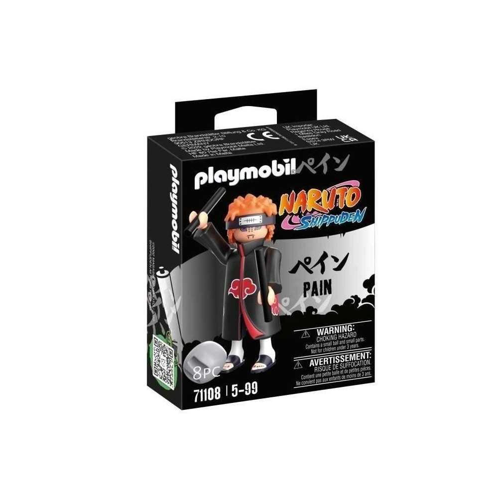 PLAYMOBIL - 71108 - Pain - Naruto Shippuden - Personnage de manga ninj