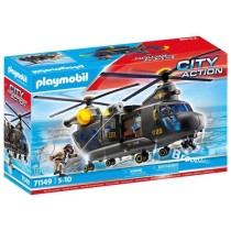 PLAYMOBIL 71149 Hélicoptere de transport des forces spéciales, Les p