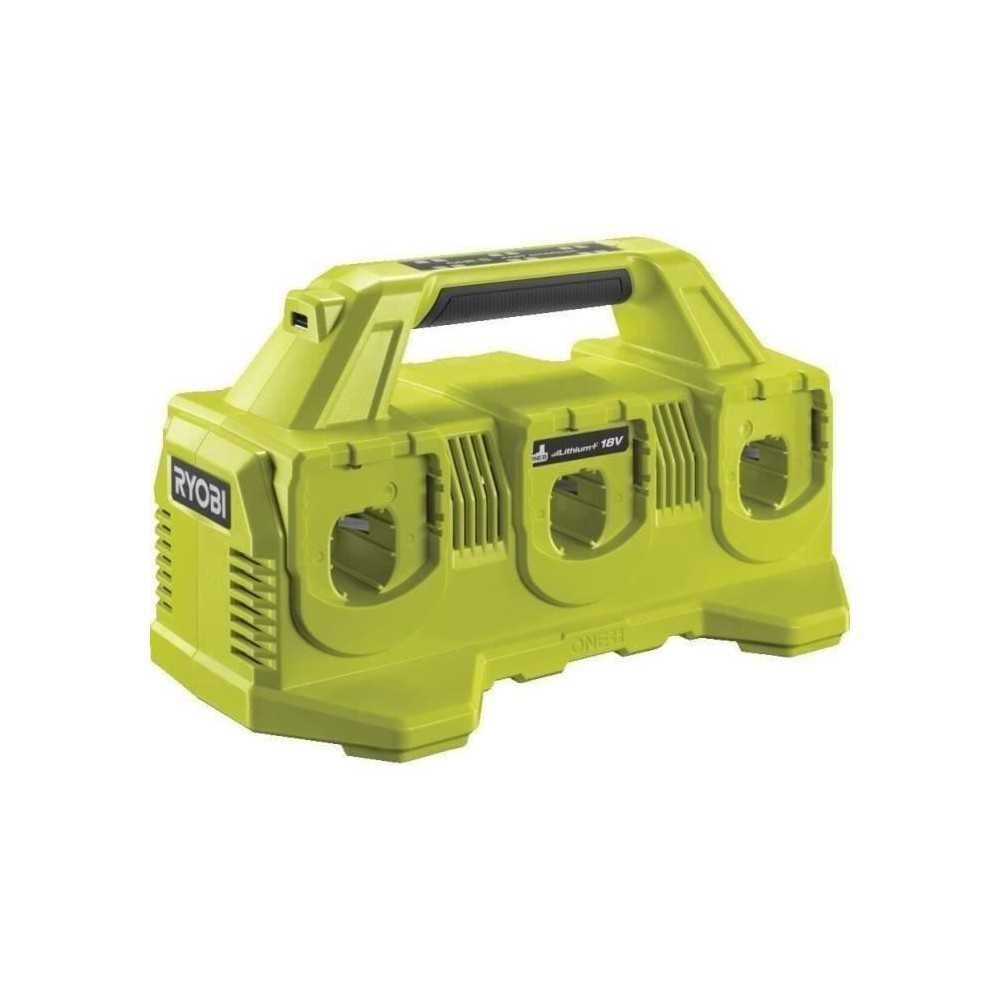 RYOBI - Chargeur séquentiel lithium 18V ONE+ 6 ports - Disponible - R