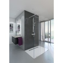 Paroi de douche en kit AURYS BALTIQUE CLAIRE - Verre Timeless 8 mm tre