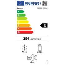 Réfrigérateur congélateur - SAMSUNG - RB33B610EWW - 344L - 185cm -