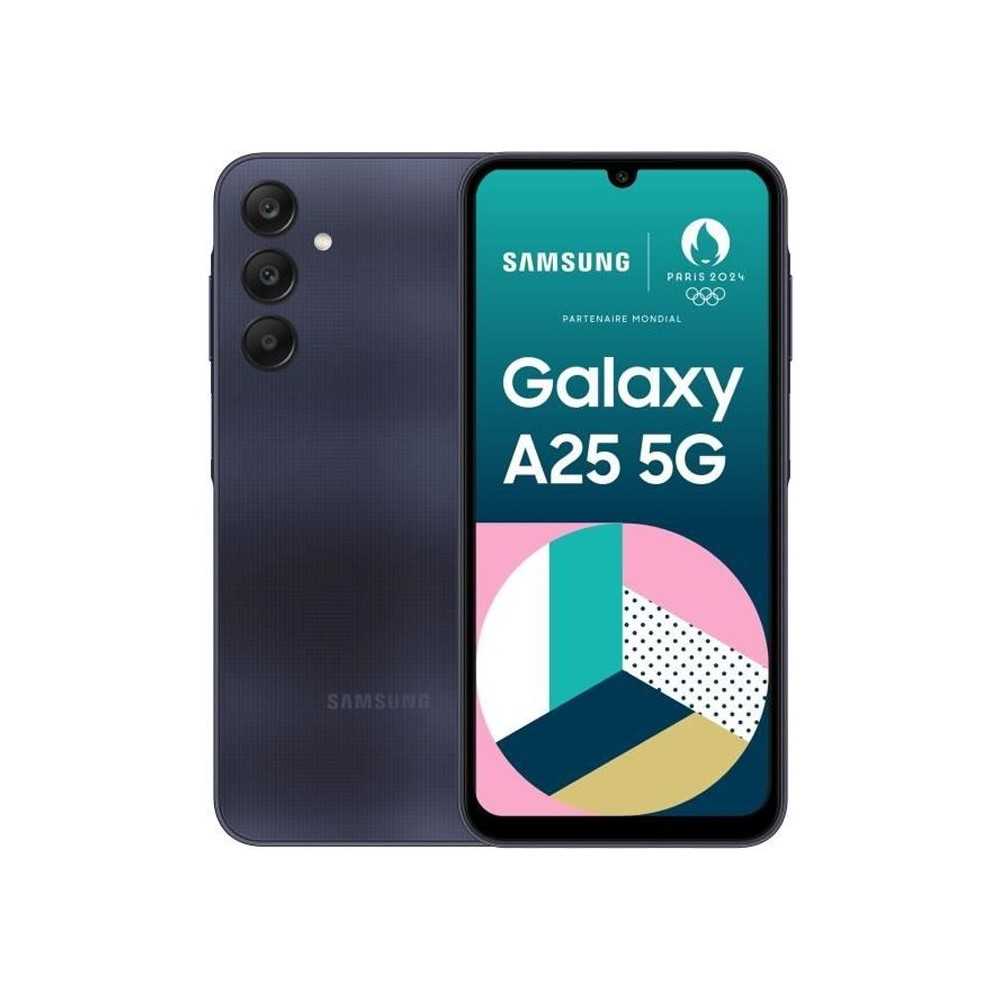 Samsung Galaxy A25 Smartphone 128 Go 5G Bleu nuit