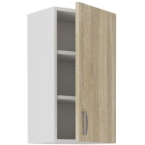 SARA Meuble haut - 1 porte - Décor chene sonoma - L40 x P31 x H71,5 c