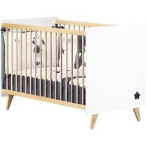 Chambre bébé duo OSLO - Lit 120x60 + Commode a langer 2 tiroirs éto