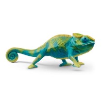 Figurine Caméléon , Figurine qui change de couleur avec la chaleur,