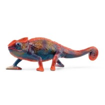 Figurine Caméléon , Figurine qui change de couleur avec la chaleur,