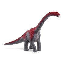 Figurine Brachiosaure, rouge avec détails réalistes, pour enfants de