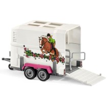 Pick-up avec remorque pour cheval, coffret figurines schleich avec 38