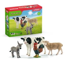 Kit de base Farm World 4 animaux - Jouet pour enfant des 3 ans - Schle