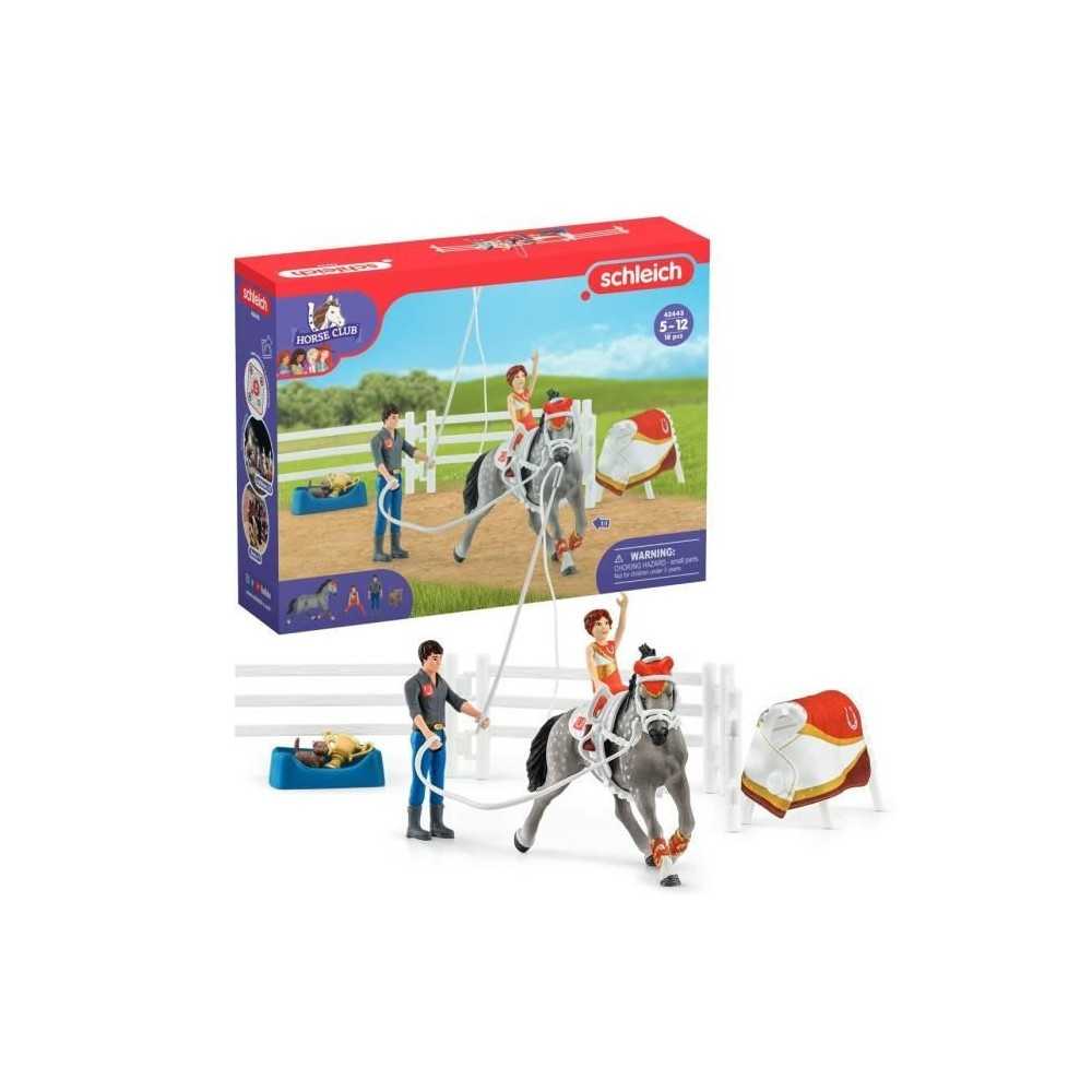 Coffret d'entraînement a la voltige de Mia, coffret schleich avec 18