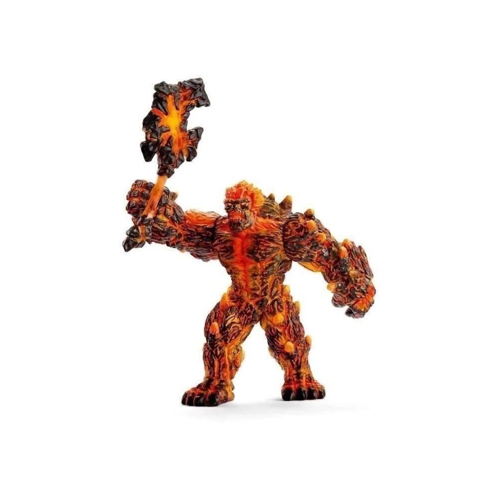 Golem de lave avec arme, Schleich 42447 Eldrador Creature, Figurine d'