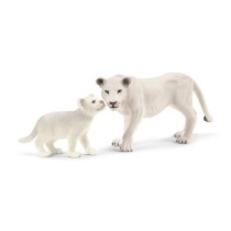 Lionne avec bébés, Coffret schleich avec figurines lion et 2 lioncea