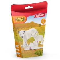 Lionne avec bébés, Coffret schleich avec figurines lion et 2 lioncea