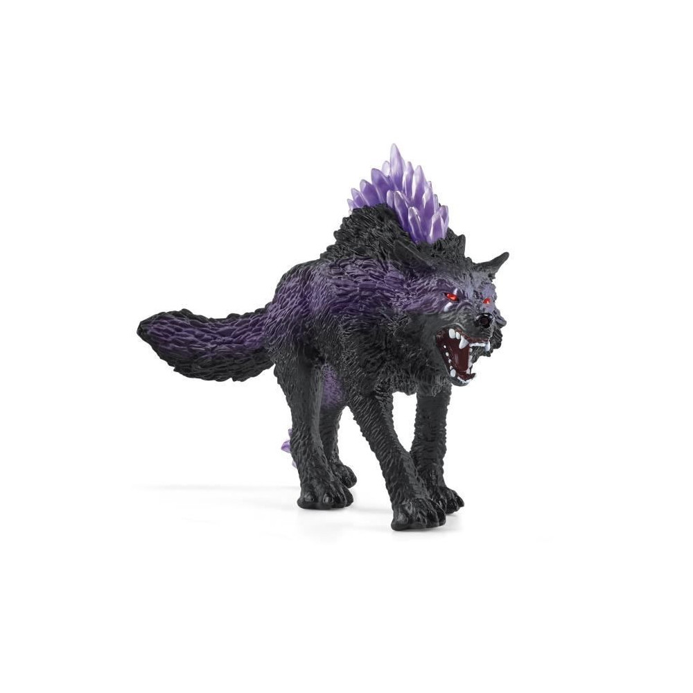 Figurine Loup des Ténebres SCHLEICH Eldrador 42554 - Violet - 14,5 x