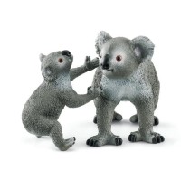 Figurine Maman et Bébé Koala, pour enfants des 3 ans, 13,6 x 5,8 x 1