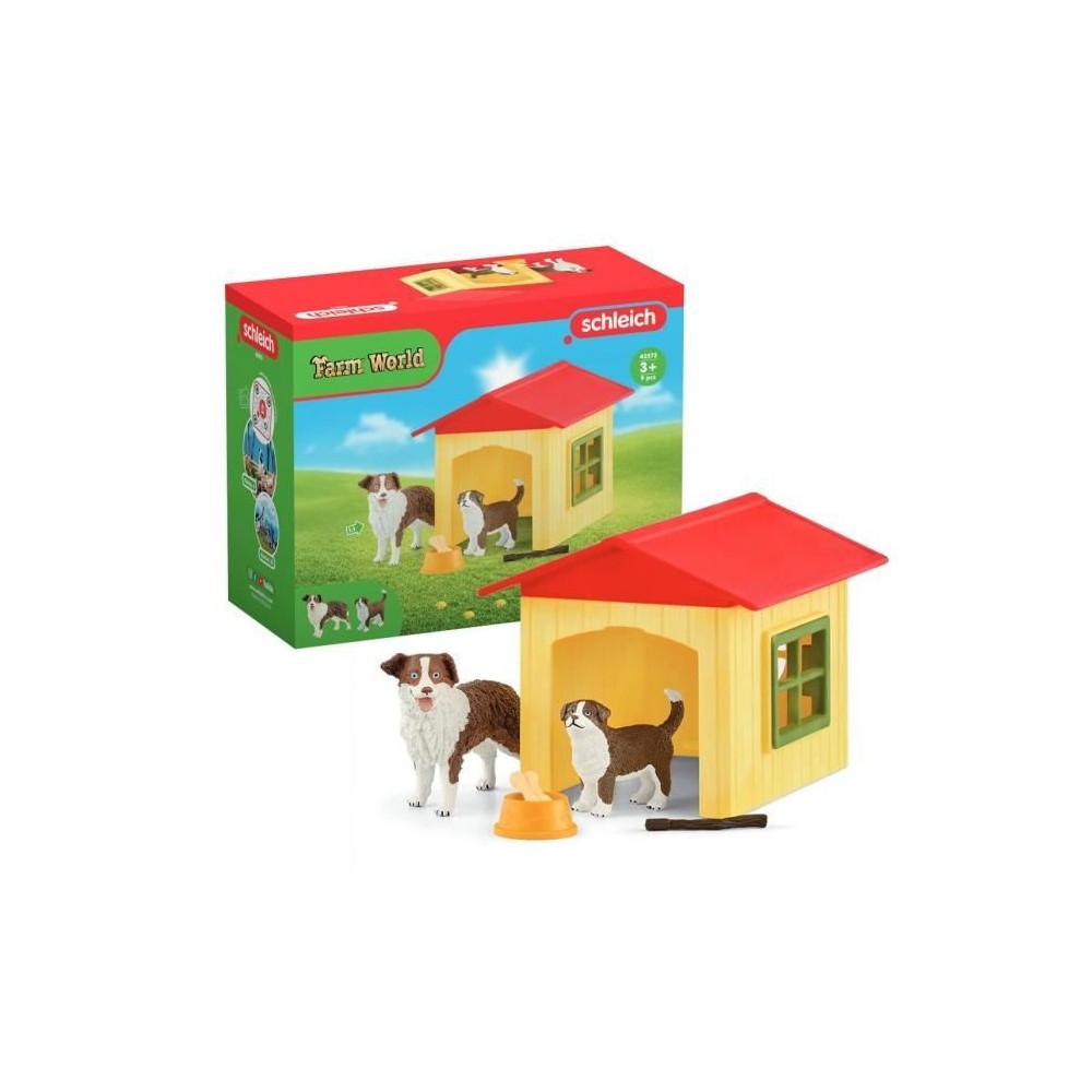 Figurine Niche pour Chien , pour enfants des 3 ans, coffret, 18,8 x 8,