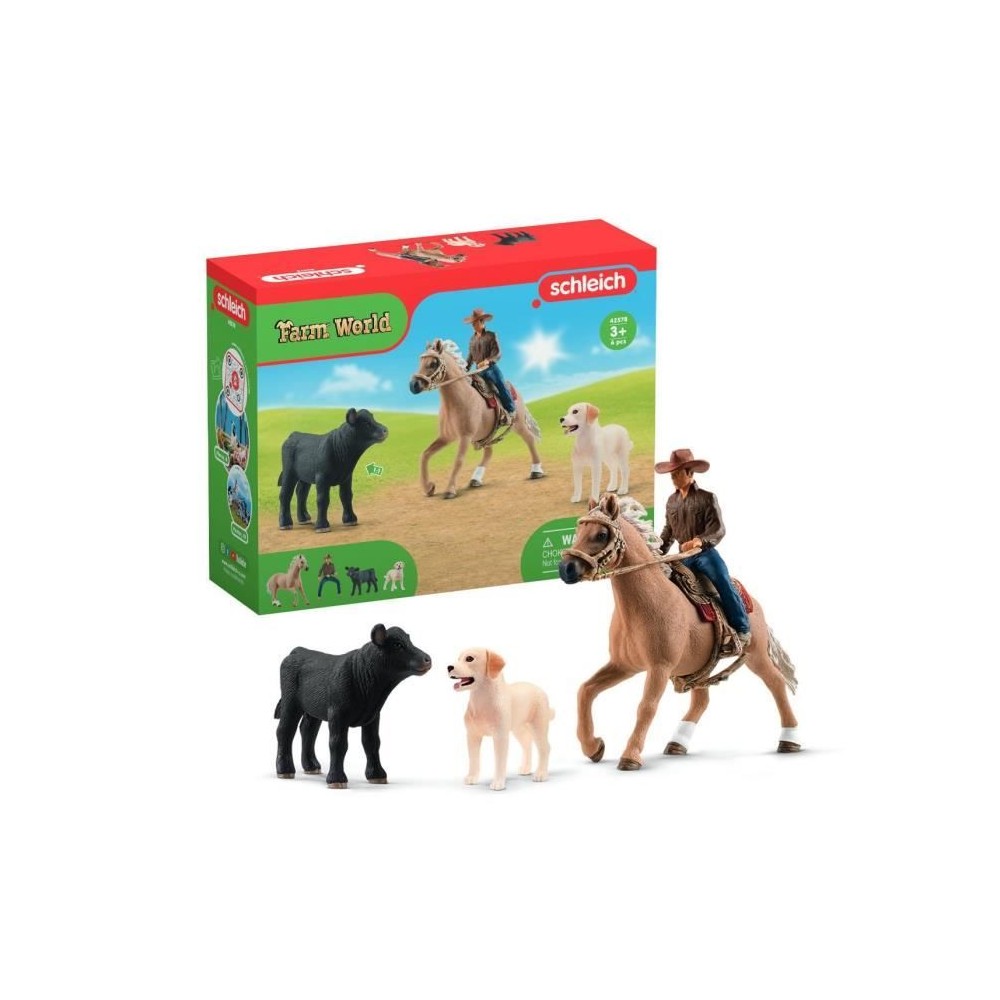 SCHLEICH - Aventures d'équitation Western - 42578 - Gamme Farm World