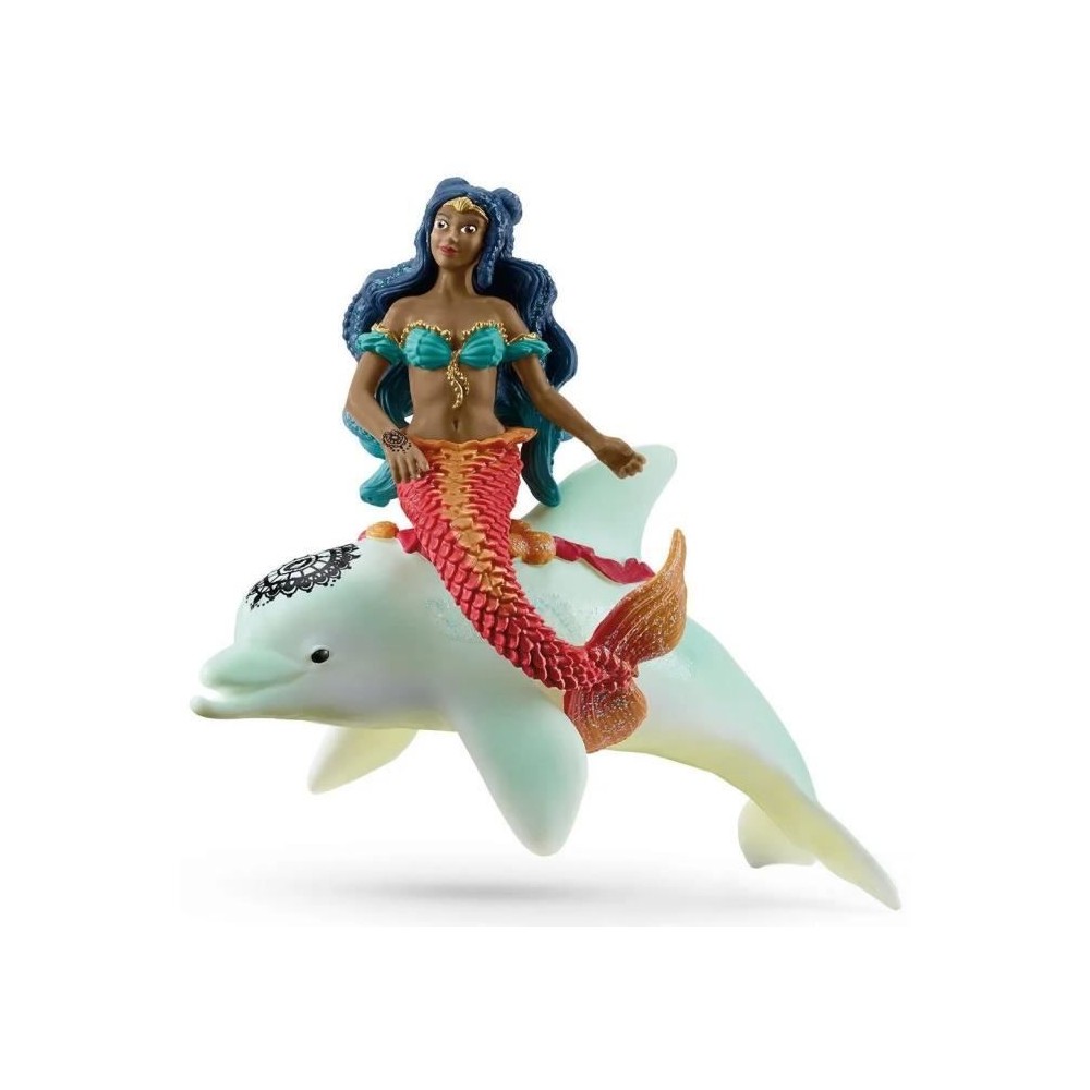 Figurine SCHLEICH - Isabelle et son dauphin - Gamme bayala