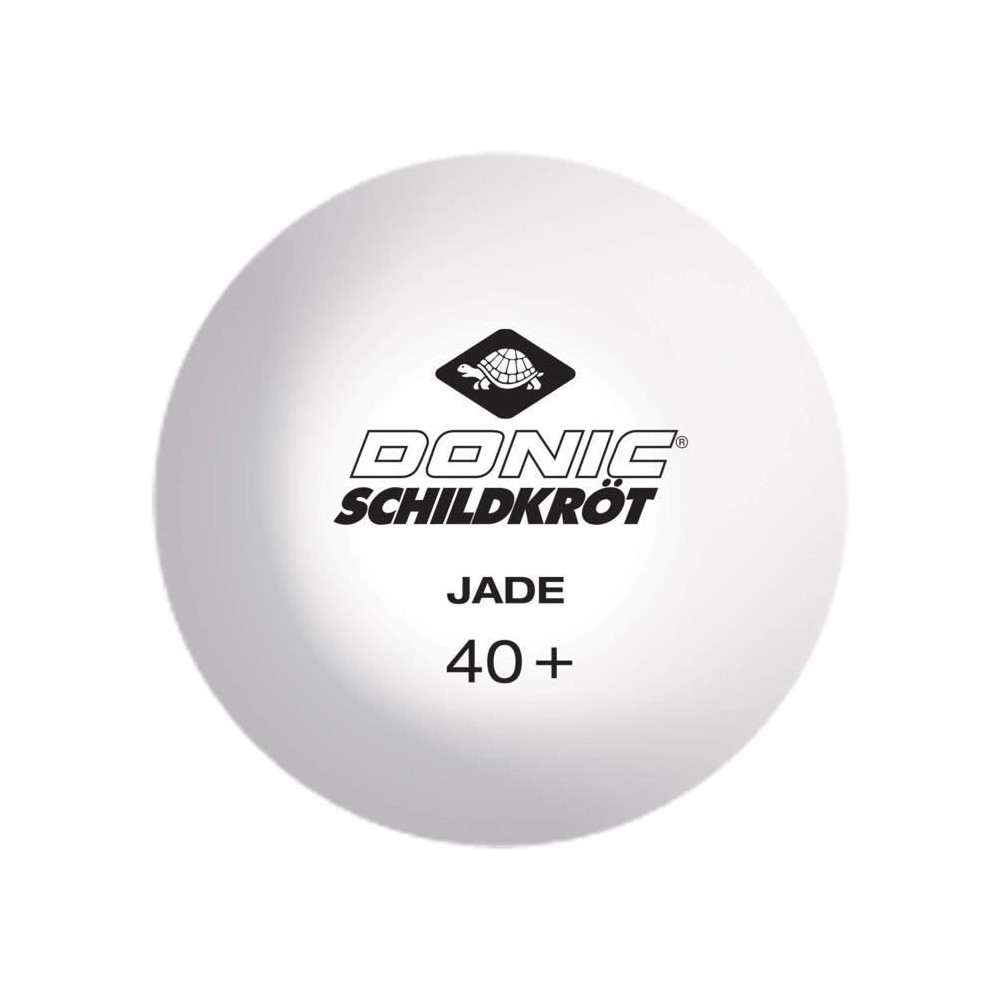 Balles de tennis de table - SCHILDKRÖT - JADE POLY 40+ - blanc -144 p