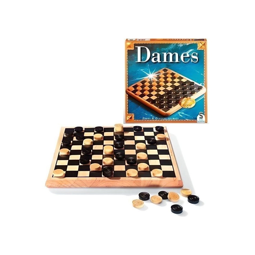 Dames bois tradition - jeu de société - SCHMIDT AND SPIELE