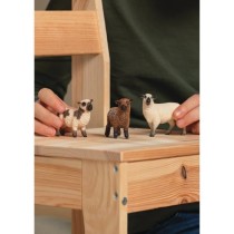 Figurine Trio de moutons, pour enfants des 3 ans, 5 x 19 x 11 cm - sch