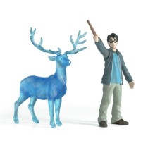 Figurines Harry et son Patronus, Schleich 42680 Harry Potter, Pour enf