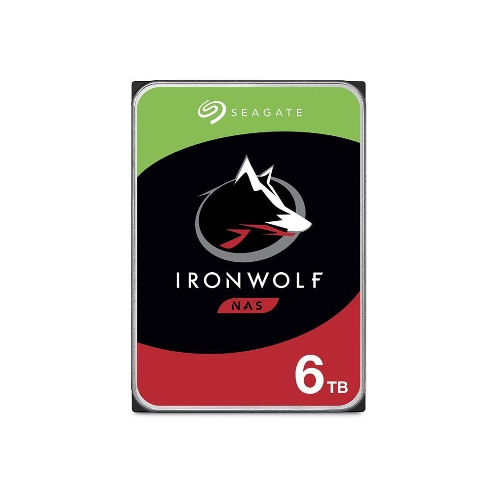 SEAGATE TECHNOLOGY - IronWolf - Disque dur interne 6To - Pour NAS Iron