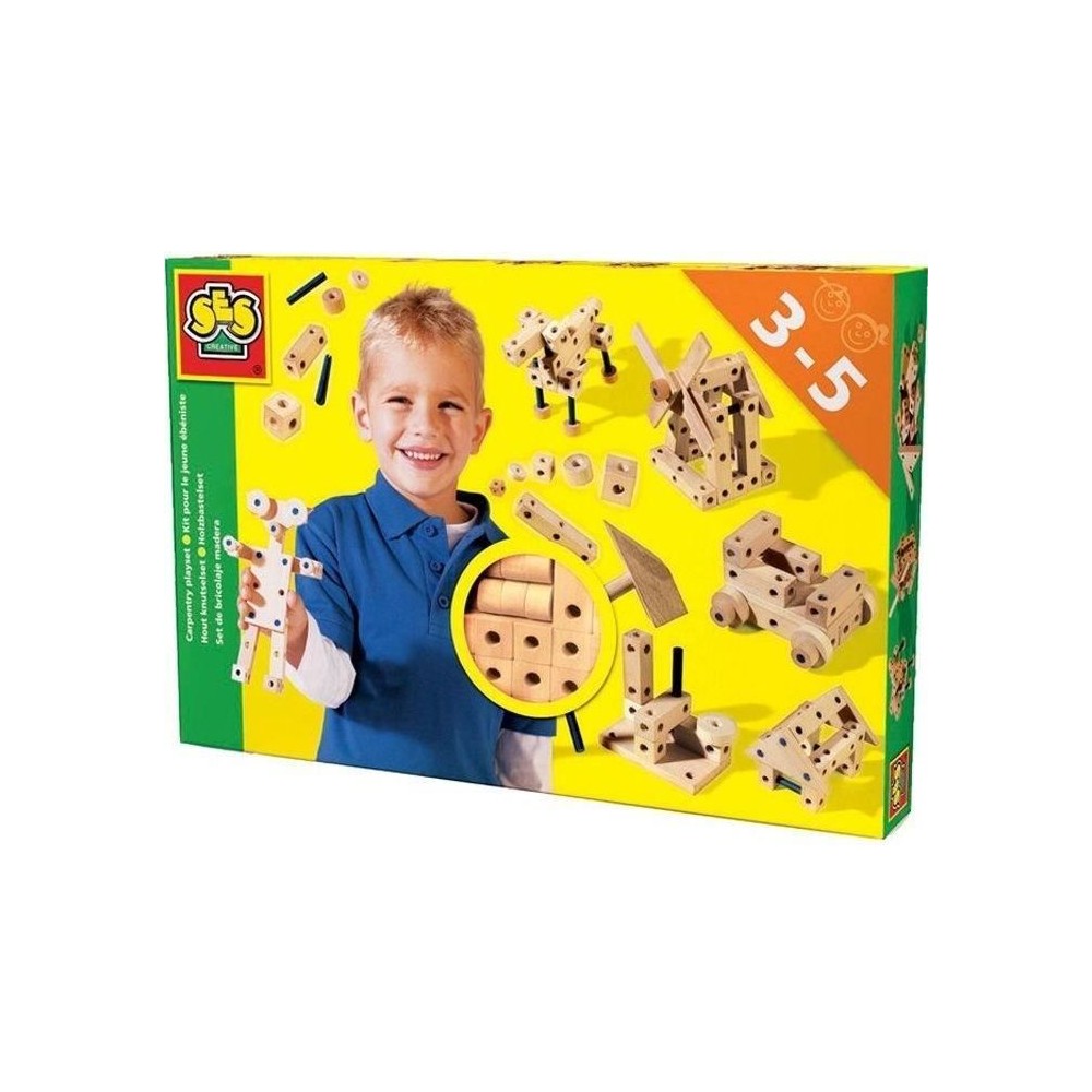 SES CREATIVE Kit pour le jeune ébéniste - Jeu de construction de jou