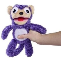 Smoby - Screamerz - Peluche intéractive amusante - Singe - 28 cm - Br