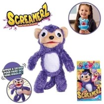 Smoby - Screamerz - Peluche intéractive amusante - Singe - 28 cm - Br