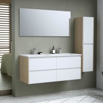 Ensemble SKARA set de salle de bain 120, vanity+vasque+miroir & Colonn