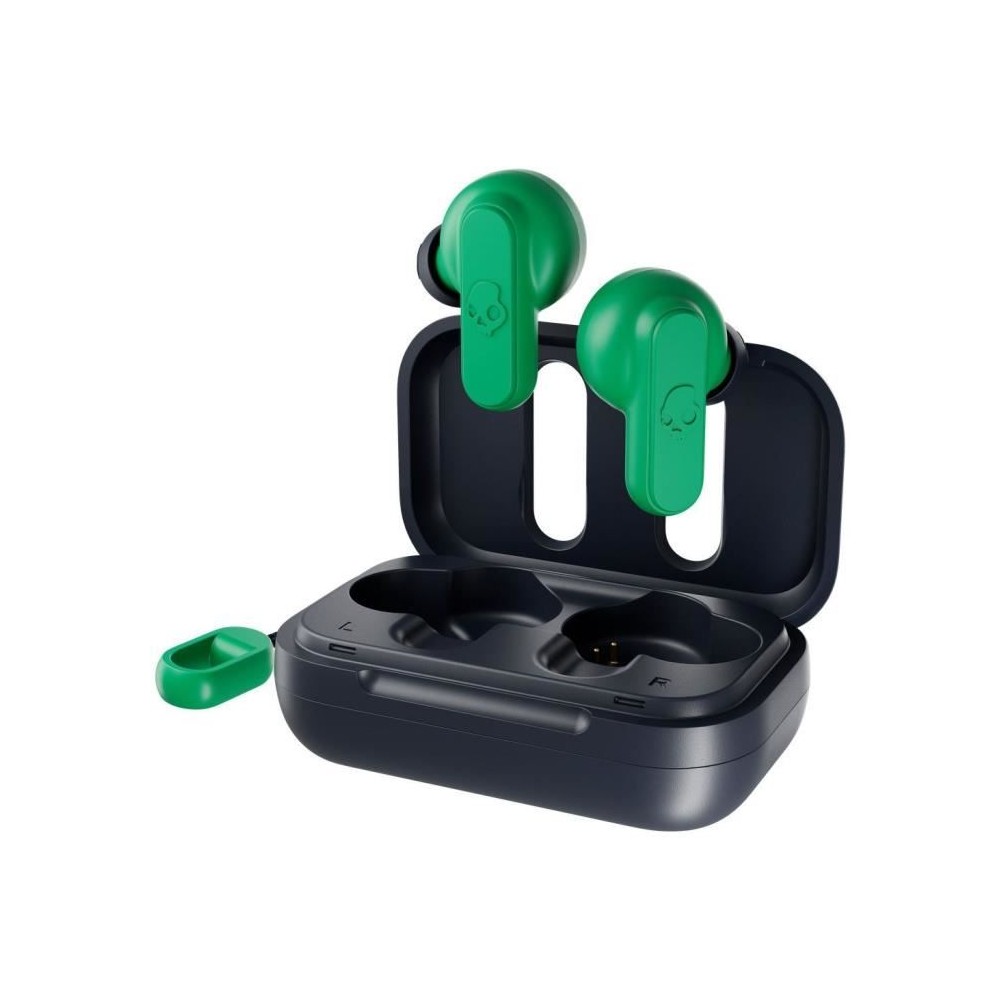 Écouteurs sans fil - SKULLCANDY - DIME S2DMW-P750 - Bleu/Vert