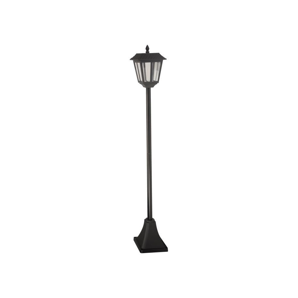 Lampadaire solaire - SMART GARDEN - Metro - 20 lumens - Noir - 130 x 1