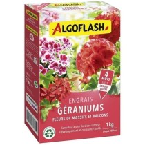 Engrais Géraniums, Fleurs de Massifs et Balcons - ALGOFLASH NATURASOL