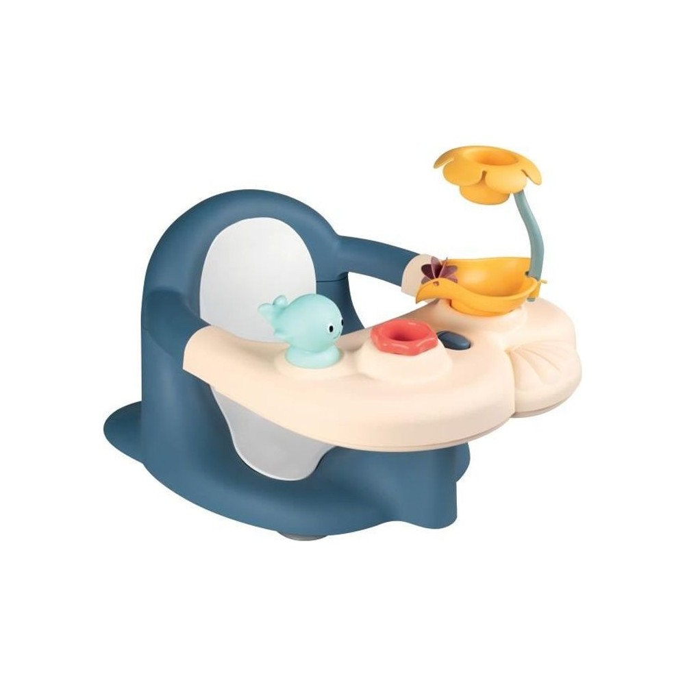 Siege de bain - SMOBY - Little - Tablette d'activités - Ventouse - Bl