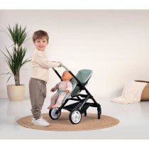 Smoby maxi-cosi poussette jumeaux sauge - poupons non inclus- des 3 an