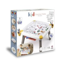 Smoby - Table enfant Créative - Feutre effacable pour la table + 2 gr